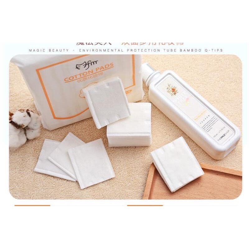Bông tẩy trang 3 lớp Cotton Pads [Túi 222 miếng] - Z0T
