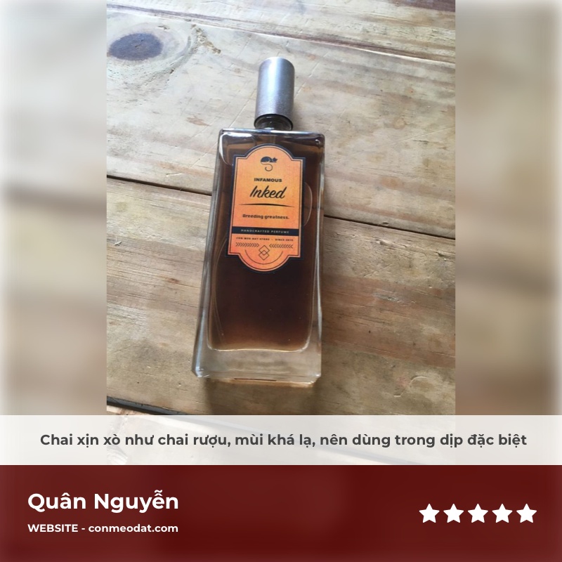 Infamous Inked - Nước hoa chế tác Con Mèo Đất