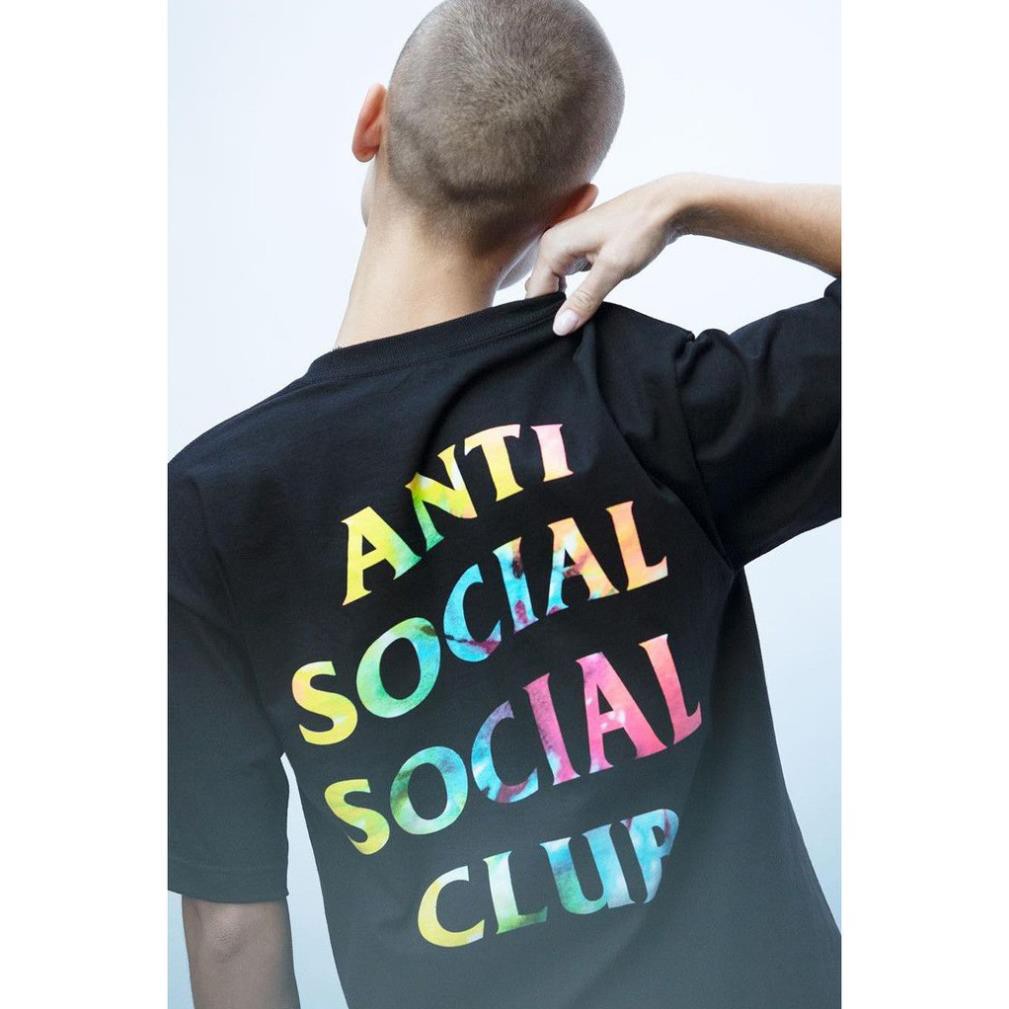 SALE- Áo anti social social club thai tie dye rainbow - cưc HOT