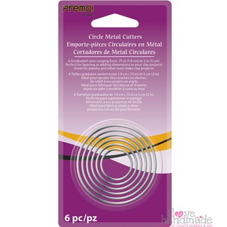 Khuôn cắt đất sét hình tròn - Sculpey Circle Metal Cutters