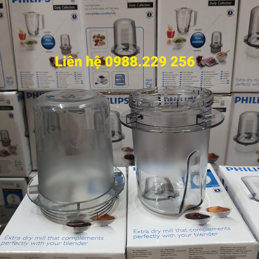 Phụ kiện cối xay khô máy xay Philips HR2104/HR2108 HR2100 HR2102