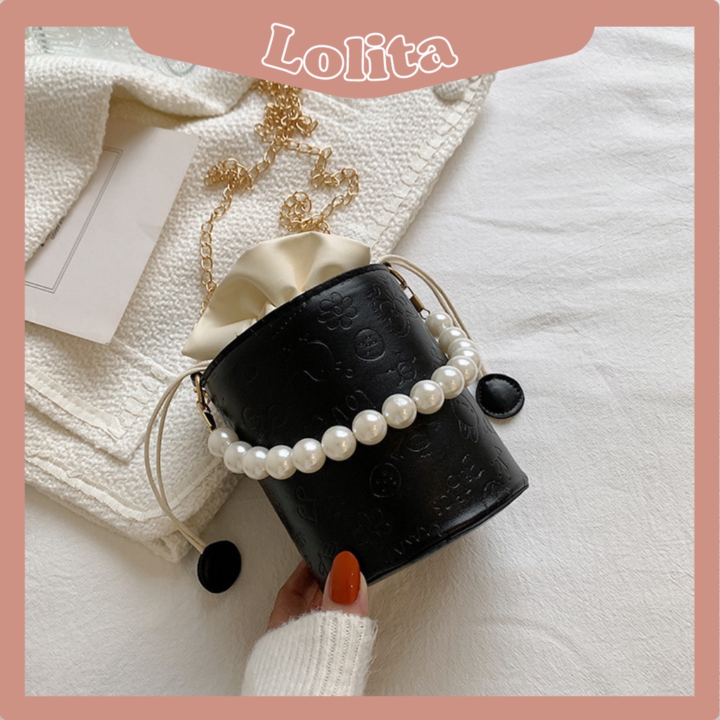 Túi Xách Nữ Dáng Trụ Tròn LOLITA