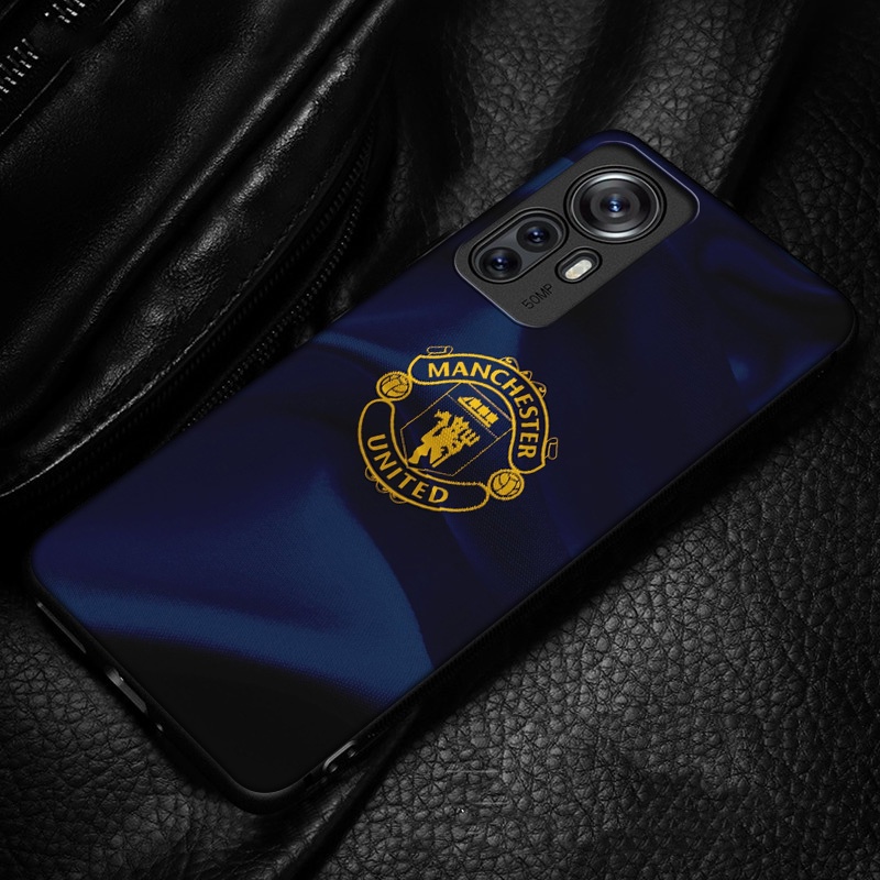 Ốp Điện Thoại Mềm Hình logo FC Manchester United Cho Samsung Galaxy A9 A8 A7 A6 A8 + A6 + Plus 2018 Quantum 2 M20 M30 YN76 Mới