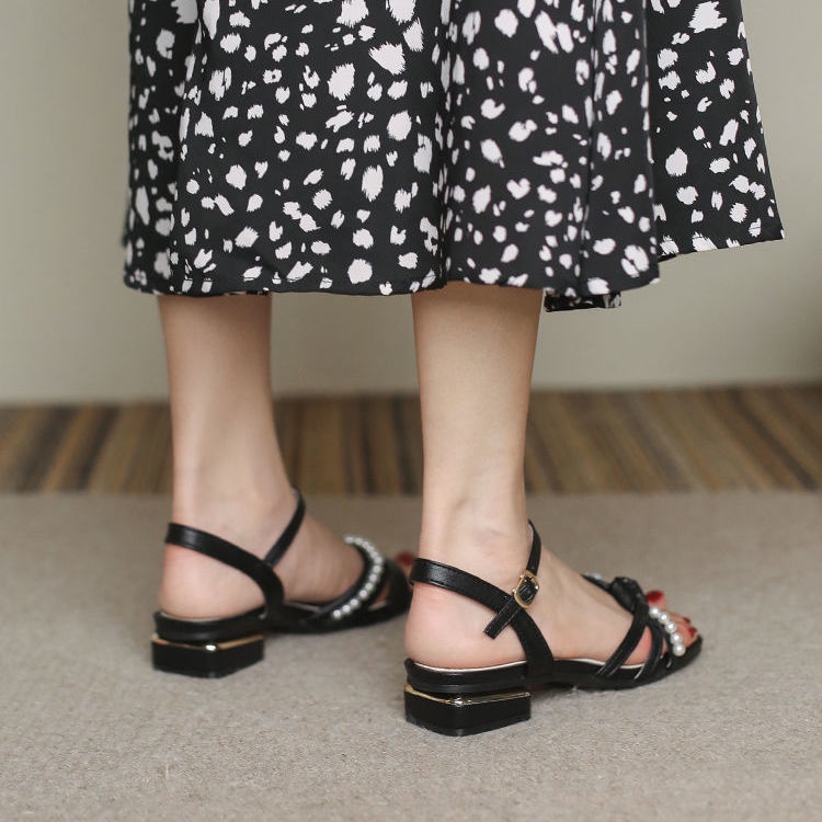 Xăng đan Đế Bệt Thời Trang Mùa Hè Pháp Dành Cho Nữ 2022