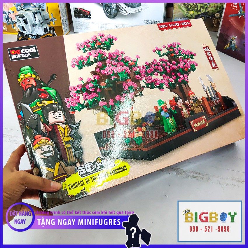 [GIẢM GIÁ] Đồ Chơi Lego Tam Quốc Chí, Kết Nghĩa Vường Đào 20503, 813PCS