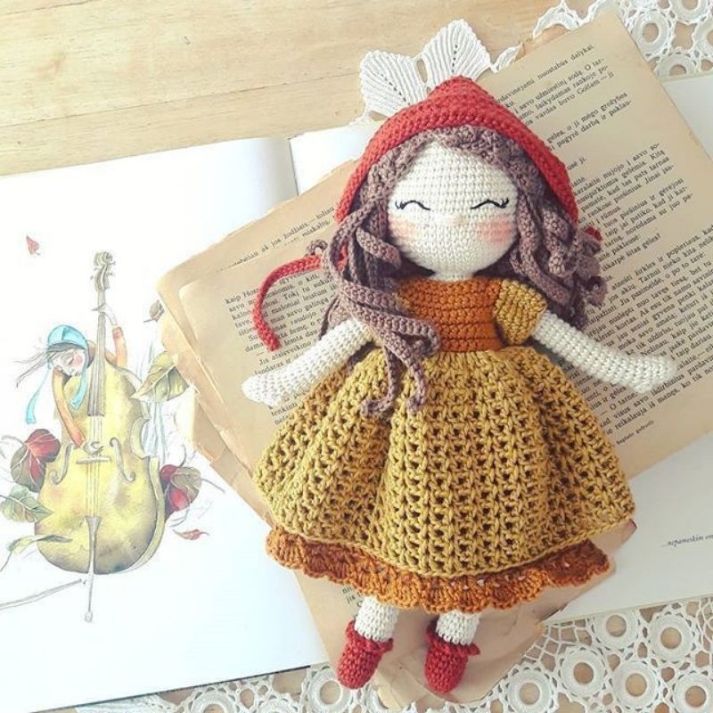 Búp bê nhồi bông nàng Odri Bebek handmade