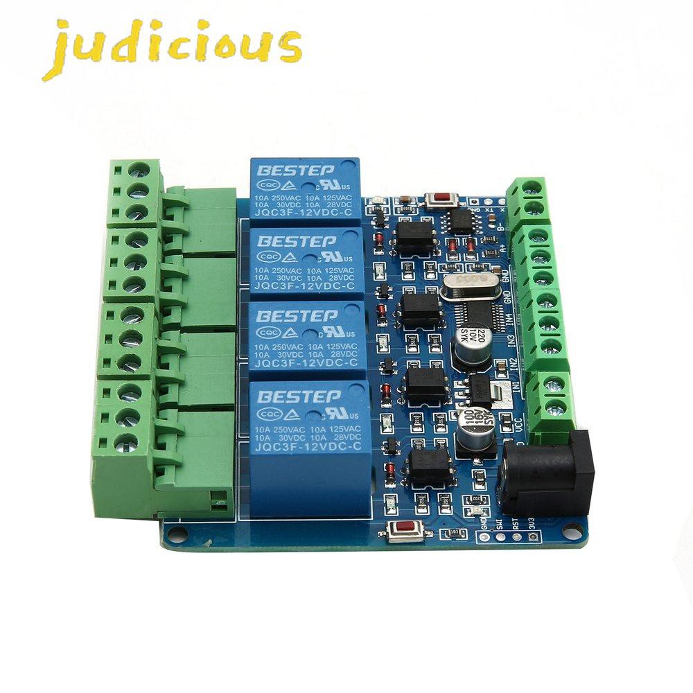 Mô Đun Rơ Le 4 Kênh 12v Rs485 / Ttl | BigBuy360 - bigbuy360.vn