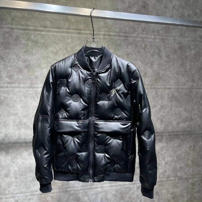 Áo phao bomber da nam cao cấp 2021