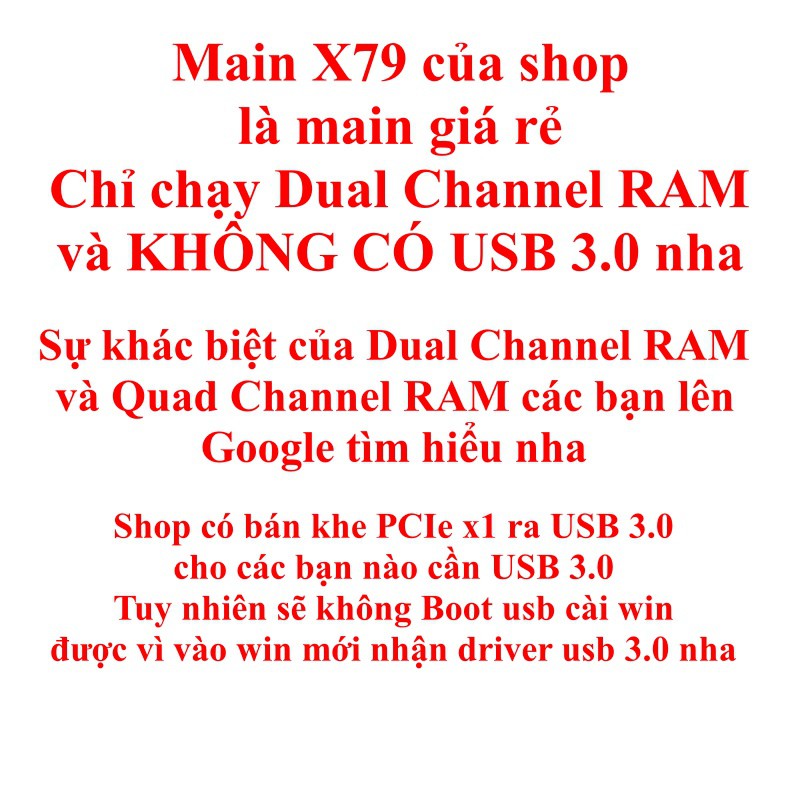 Combo Mainboard x79 có M2 thay H61, H81, B75, i5 2500, i7 3770 4790 6700 7700, 2689 2651 v2 2670 v2 | BigBuy360 - bigbuy360.vn