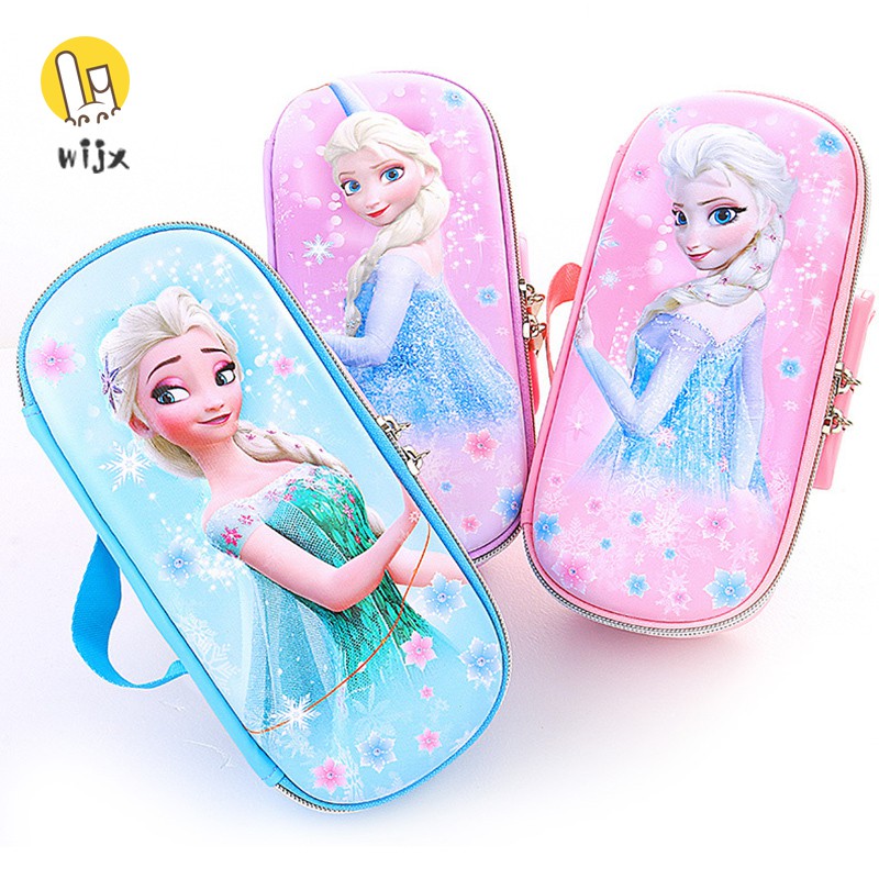 Hộp Đựng Bút Hình Siêu Anh Hùng / Người Nhện / Elsa Trong Phim Frozen Phong Cách Hàn Quốc