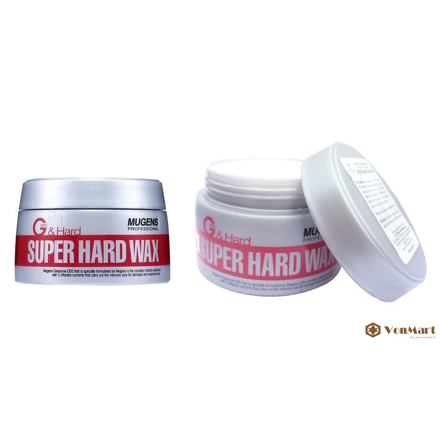 Sáp vuốt tóc Nam Siêu Cứng Mugens Super Hard Wax