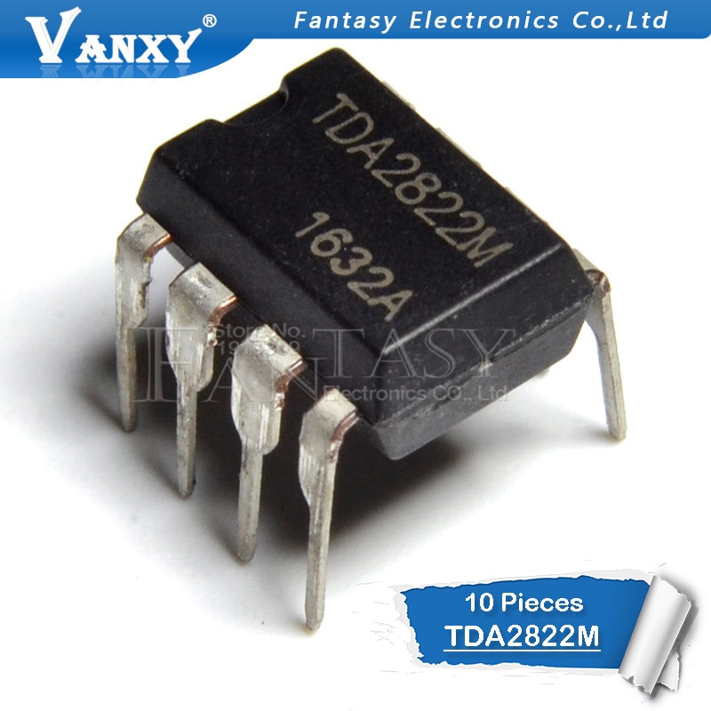 Bộ 10 Ic Chất Lượng Cao Tda2822M Dip8 Tda2822 Dip 2822m Dip-8