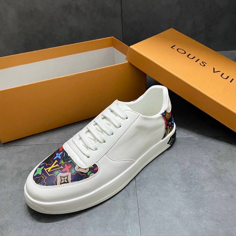 Giày snk lv nam nữ thể thao da lộn đế cao su tăng chiều cao hàng Fullbox.