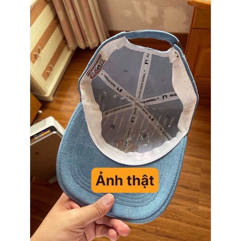 Bán sỉ, lẻ mũ MLB xịn kèm ảnh thật thêu chữ Y N