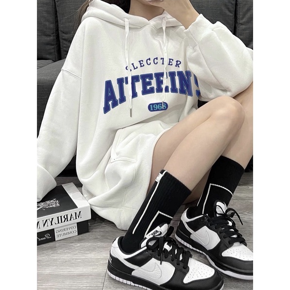 Áo Hoodie SLECCTER AITEEINS 1968 Nỉ Bông Túi Bụng To Dài Tay