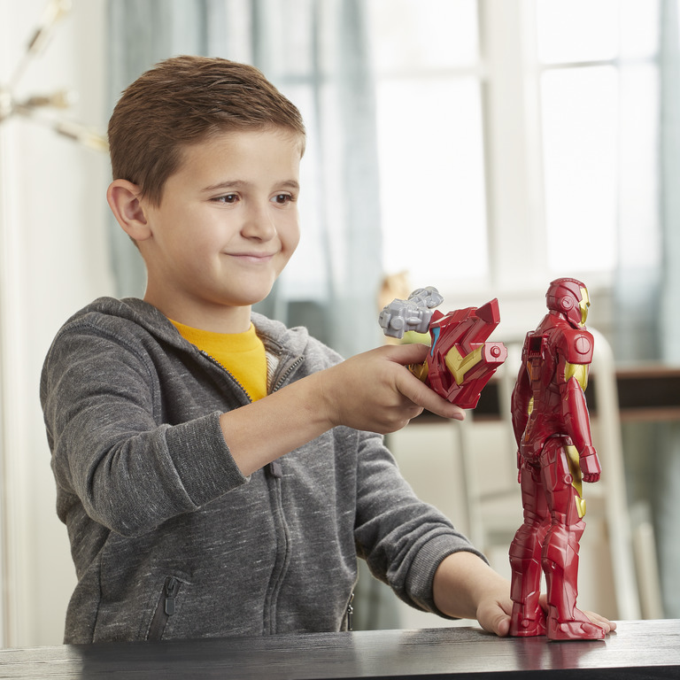 Đồ Chơi Mô Hình AVENGERS Siêu Anh Hùng Iron Man Tối Tân 30Cm E7380