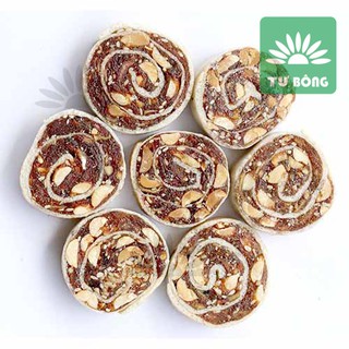 Chuối cuộn đậu phộng Tư Bông cao cấp 350g - ít ngọt mềm xốp với hương vị truyền thống chánh gốc Đồng Tháp