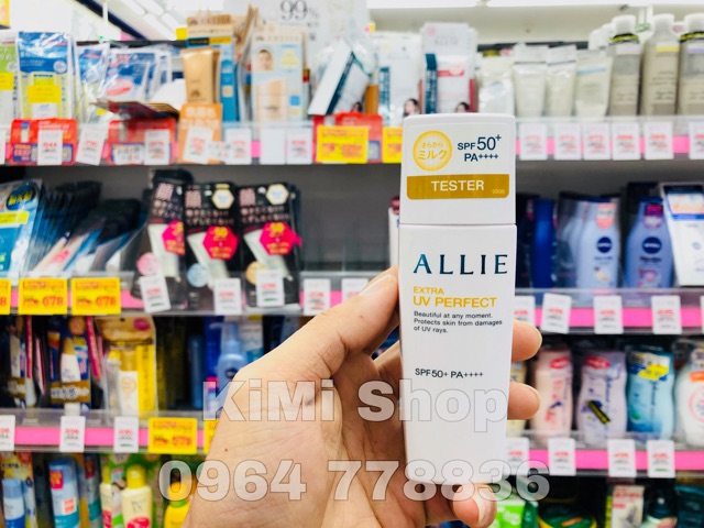 Kem chống nắng Allie Kanebo Milk UV Perfect 60ml công nghệ chống nắng UV 2.0