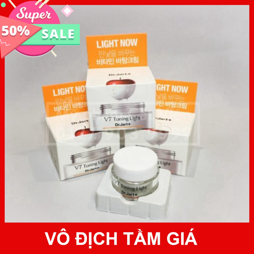 GIÁ VÔ DỊCH Kem Dưỡng Trắng Da [FREESHIP] KEM V7 LIGHT -  V7 TONING LIGHT DR.JART 50ML [Kem Dưỡng Trắng] GIÁ VÔ DỊCH