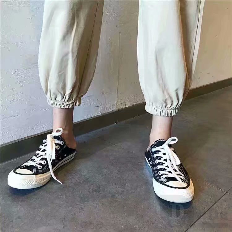 Quần Dài Lưng Cao Ống Rộng Phong Cách Hàn Quốc Cá Tính Sành Điệu Dành Cho Nữ