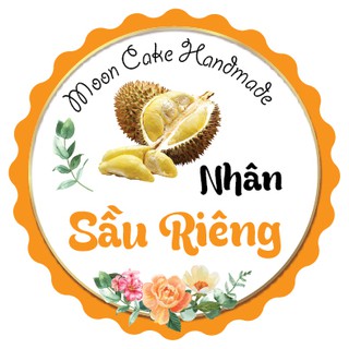 5 Tờ/ 440 Tem Dán Nhân Bánh Trung Thu - Vị Sầu Riêng
