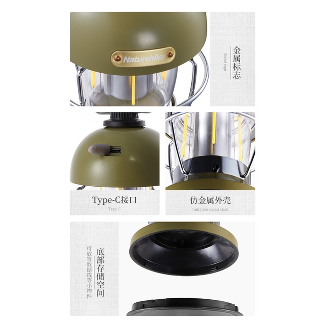 Naturehike Đèn LED Cắm Trại Tiện Lợi Chất Lượng