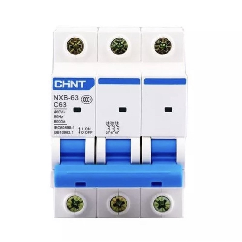 Aptomat MCB Chint NXB-63 1P 2P 3P - 6A 10A 16A 20A 25A 32A 40A 50A 63A