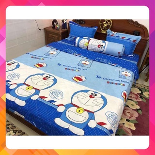 Trọn Bộ Chăn Ga Gối 5 Món Chất cotton poly thấm hút mồ hôi đủ size giường