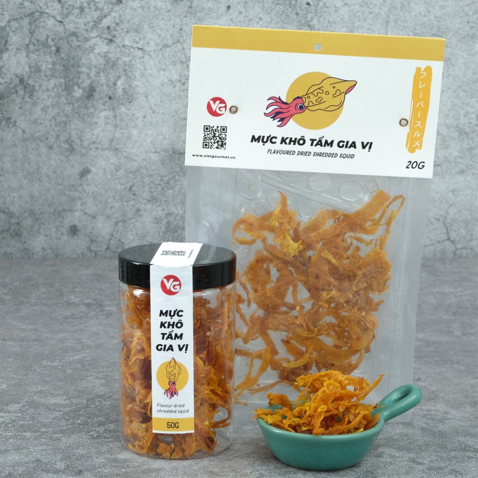 [VN xuất khẩu] Mực khô tẩm gia vị ăn liền vị cay dai uống kèm bia, ăn vặt ngon rẻ chuẩn bài cho lúc xem phim xem bóng đá | BigBuy360 - bigbuy360.vn