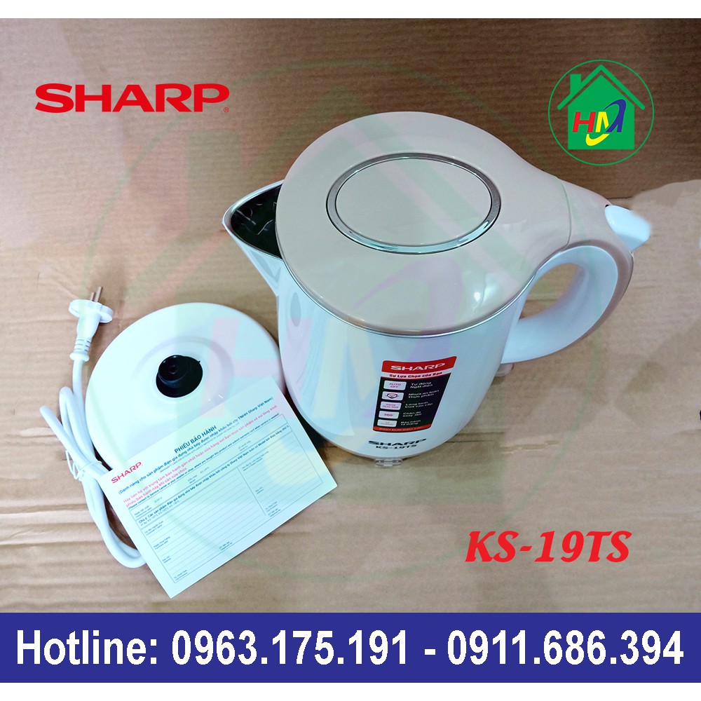 Ấm Siêu Tốc Sharp Thái Lan KS-19TS
