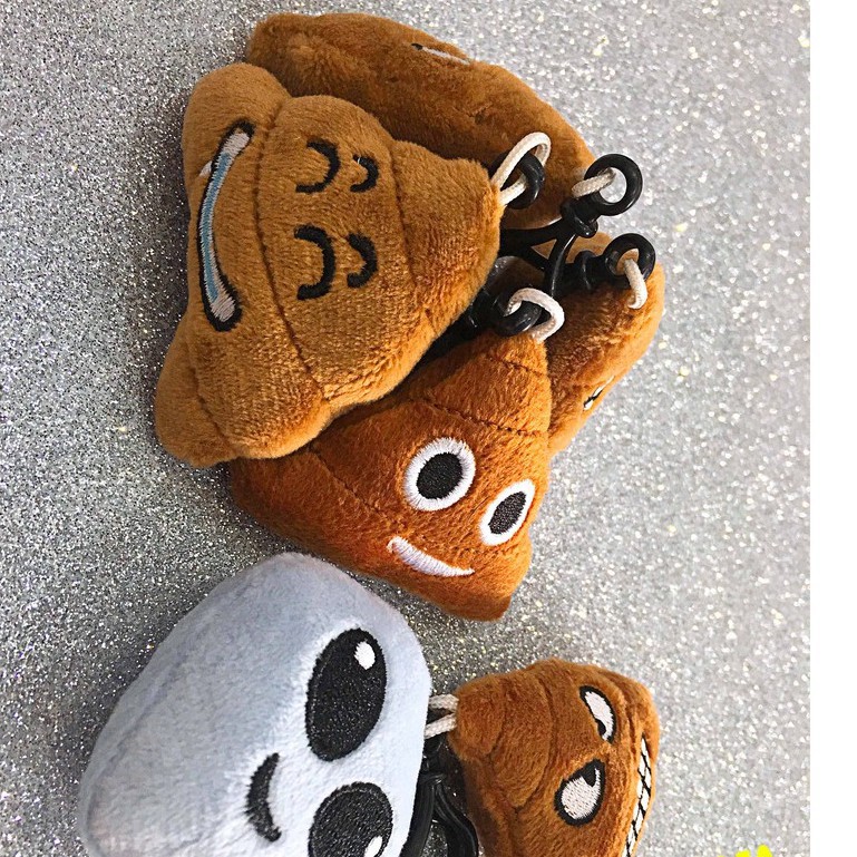 Móc khóa nhồi bông hình shit-Móc khóa hình cục cứt dễ thương