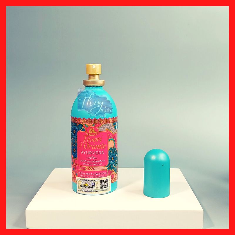 [ Hàng Chính Hãng ] Nước Hoa Ý Tesori D'Oriente Ayurveda Chai Màu Xanh Dương 100ml