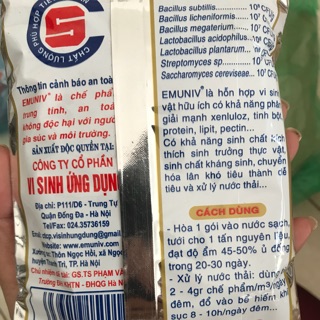 Chế phẩm sinh học EMUNIV