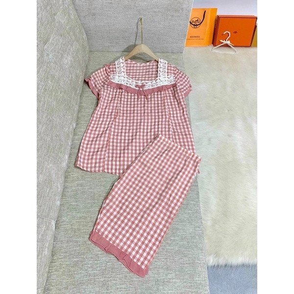 Bộ bầu mặc nhà chất thô đũi