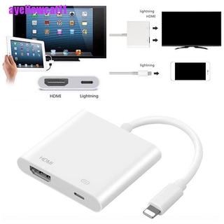 Cáp Chuyển Đổi Lightning Kỹ Thuật Số AV 8Pin Sang HDMI Cho iPhone 8 7 X