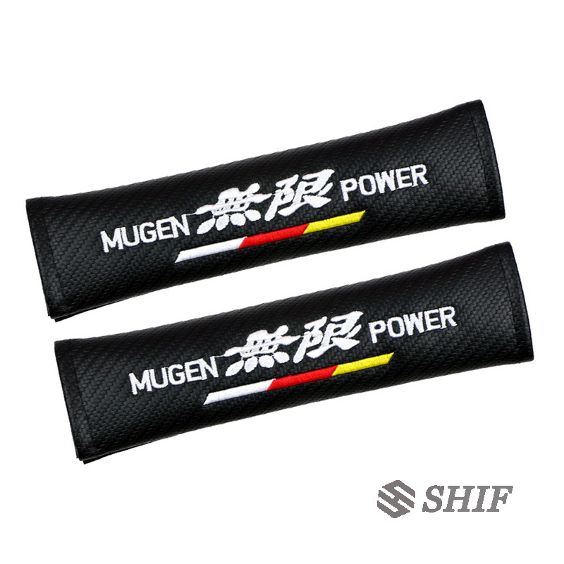 Mugen Power Sợi Carbon Dây An Toàn Ô Tô Miếng Lót Vai Honda