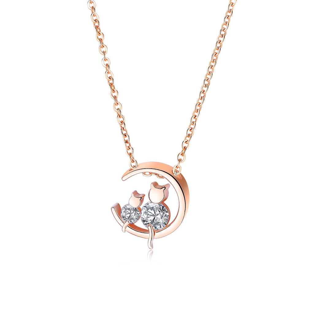 Dây Chuyền Đồng Mặt Hình Động Vật Đính Đá Màu Vàng Hồng Phong Cách One Piece Thời Trang Mùa Hè Cho Nữ