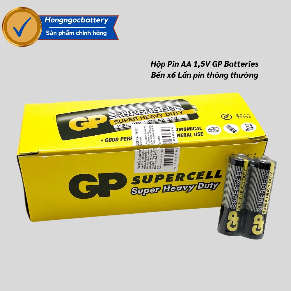 Hộp Pin AA 1,5V GP Batteries Siêu Bền - Hàng chính hãng