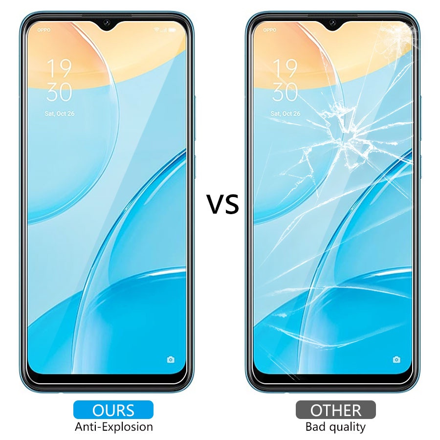 Set 3 miếng dán màn hình+mặt lưng+camera cho Oppo F11 F5 F7 F9 Pro A5 A53 A93 A15 A15S Reno 5 4g A3S A5S