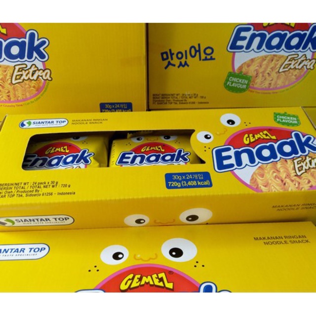 Combo 2 hộp snack mì enaak (gồm 48 gói vị gà/30gr) | BigBuy360 - bigbuy360.vn