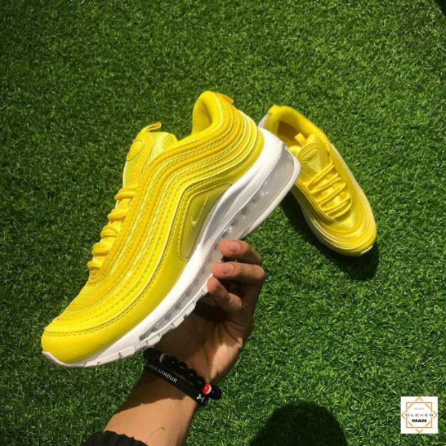 (FULLBOX - TẶNG MÓC KHÓA) Giày Thể Thao AIR MAX 97 Yellow Vàng đế Trắng