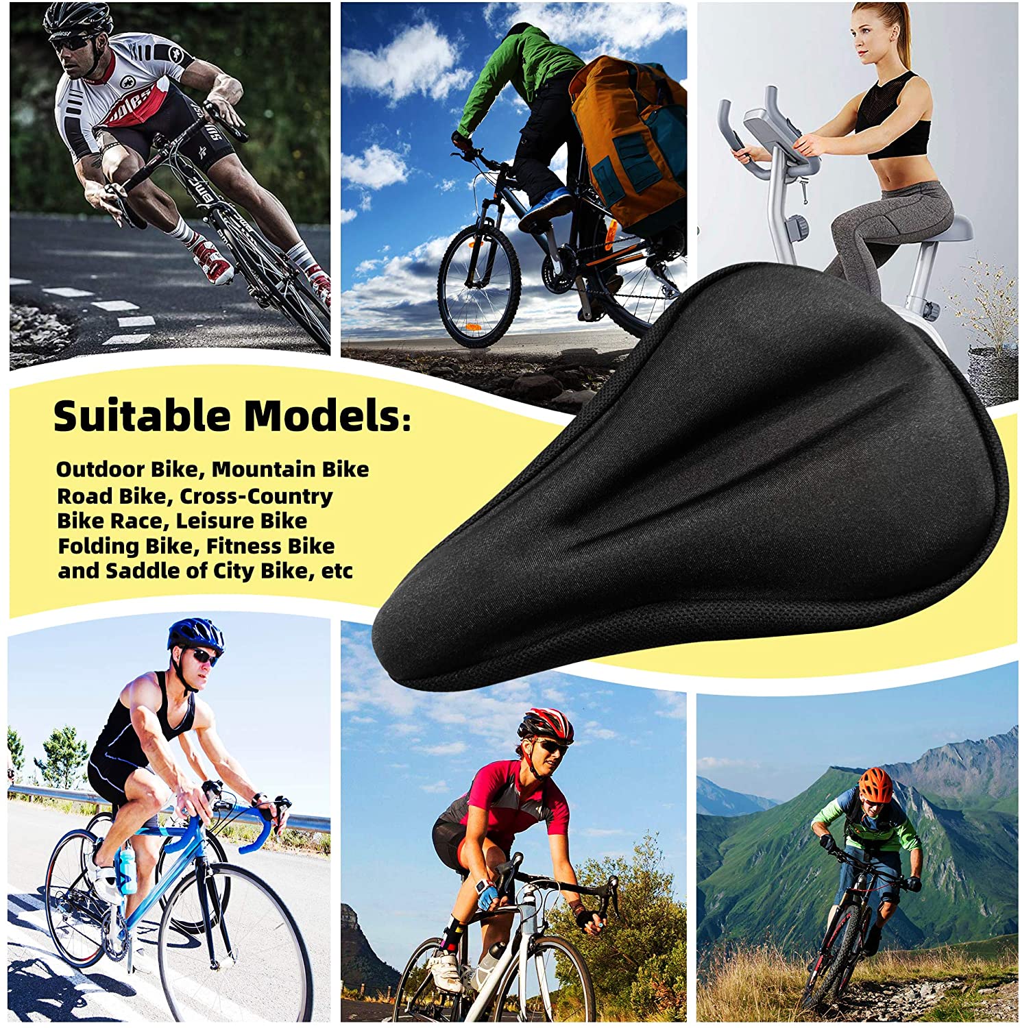 Miếng Bọc Yên Xe Đạp 3d Cho Nam Và Nữ