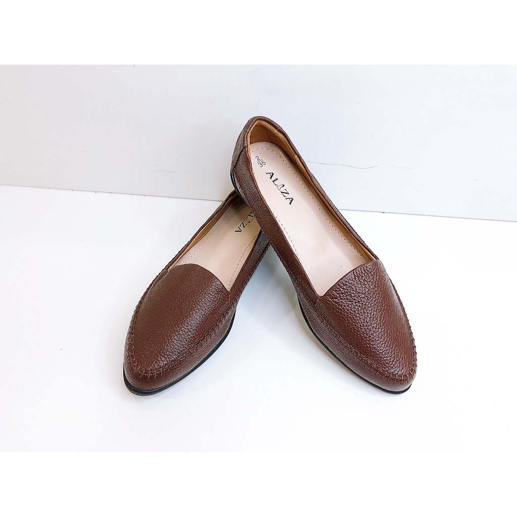 Aliza - Giày bệt da bò đế kếp 0011B | BigBuy360 - bigbuy360.vn