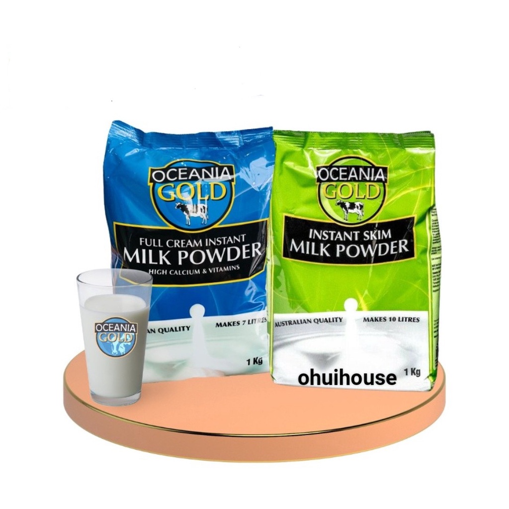 Sữa Bột OCEANIA GOLD Nguyên kem 1Kg - Sữa Bột Devondale Nguyên Kem 1KG - Sữa A2 Úc Nhập Khẩu