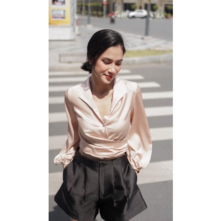 JOVEN - Quần Short Tafta năng động sang chảnh