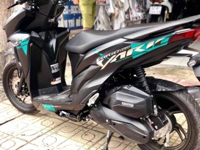 Tem Vario 2018 mẫu zin xanh ngọc Crom rời dán xe đen sắc nét không bay màu