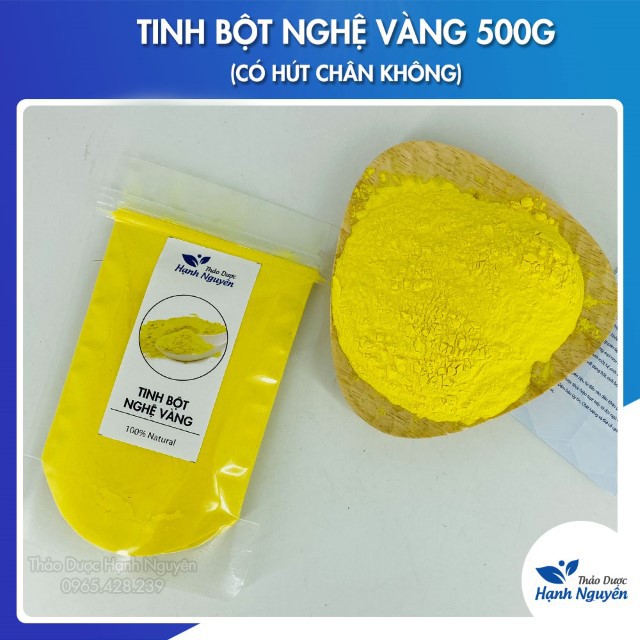 Tinh Bột Nghệ Vàng 500g (Có hút chân không)