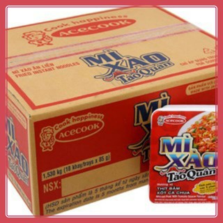 Mì Xào Táo Quân Thịt Bằm Xốt Cà Chua  (18 gói) acecook