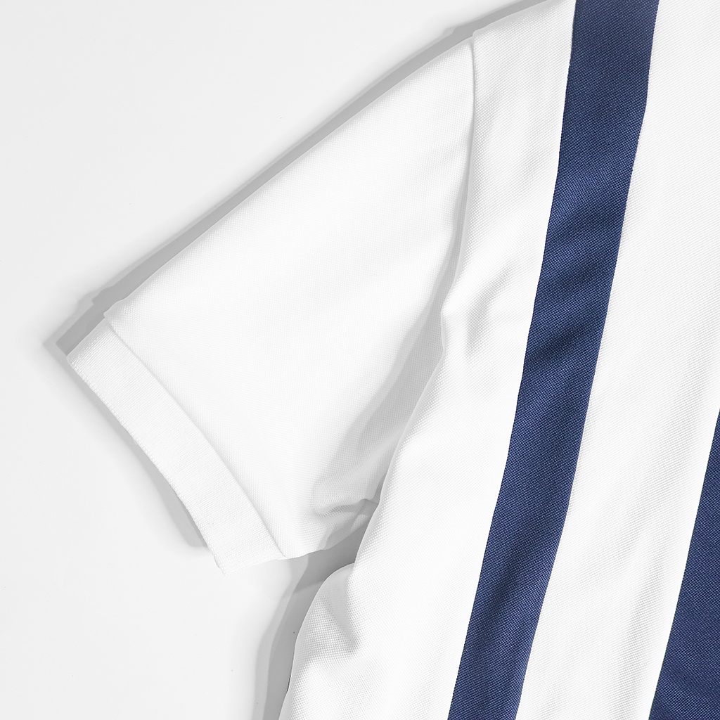 Áo Polo nam thun cổ bẻ tay ngắn cao cấp phối màu sọc đứng chất vải cotton - chuẩn form - sang trọng - bền màu