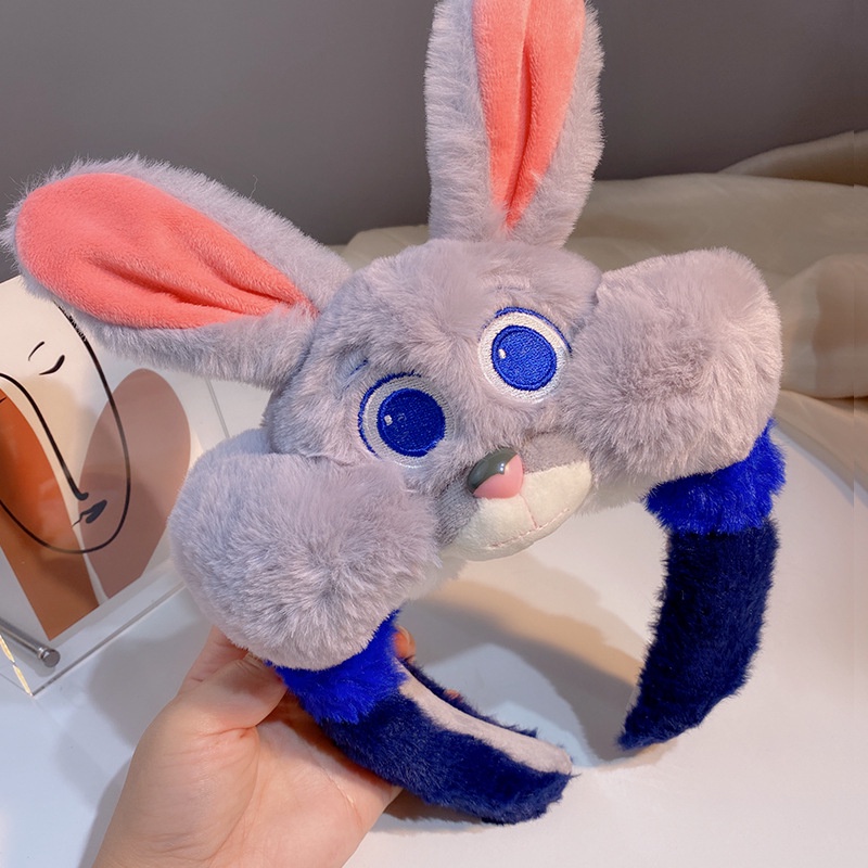 DISNEY Băng Đô Cài Tóc Hình Gấu Pooh / Chip Dale / Chip Dale Nhồi Bông Dễ Thương Cho Bé Gái